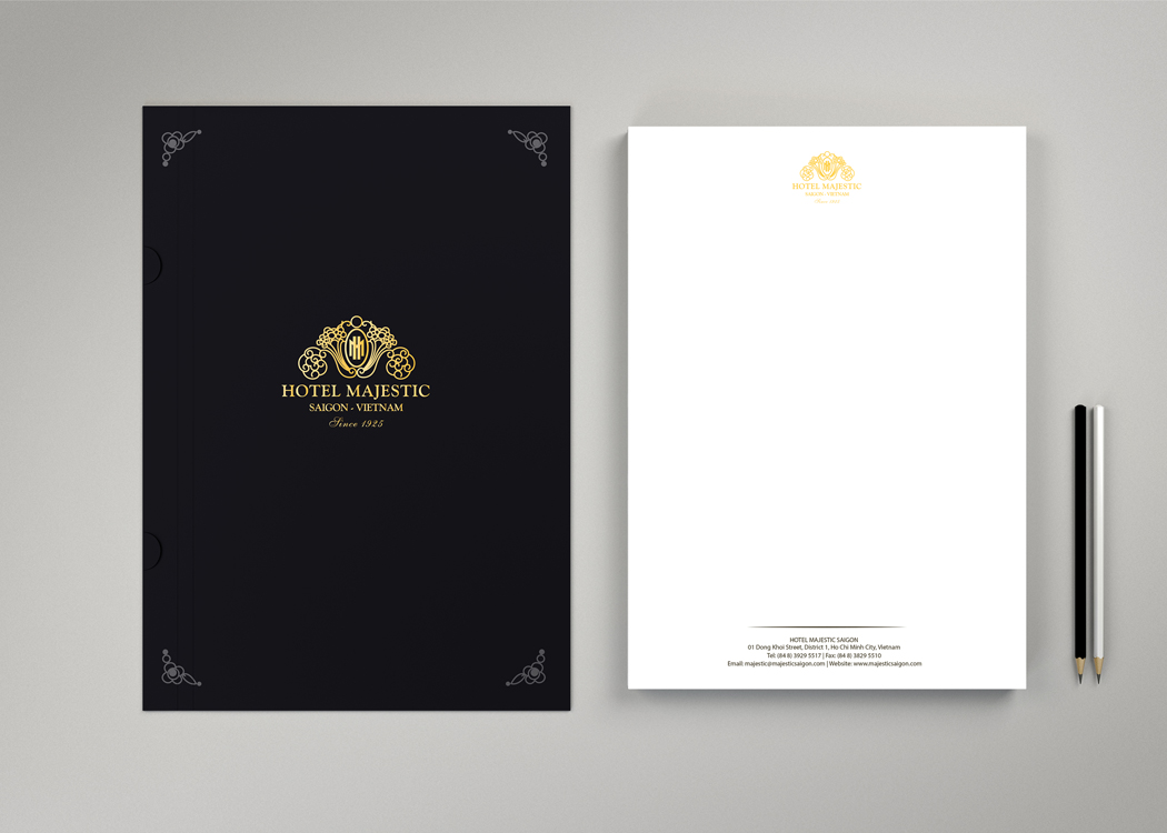 MAJESTIC HOTEL - Dự án Thiết kế logo và bộ nhận diện thương hiệu khách sạn Majestic